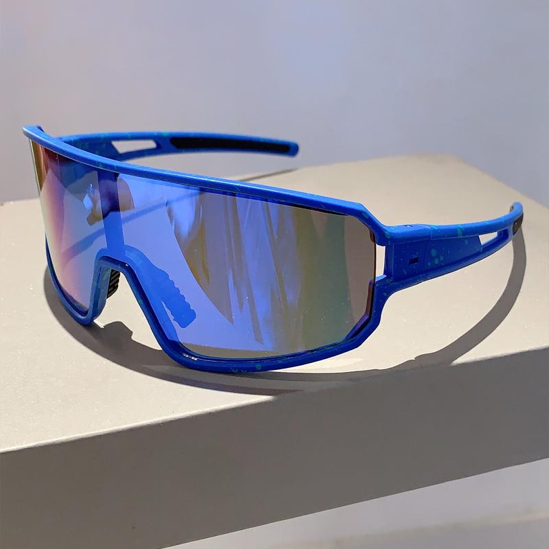 Popular Blue Trends Women's Sunglasses Outdoor Sports Men's Goggles High Quality Brand Sun Glasses for Driving Hiking