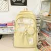 School bag cute girl backpack school bag female star junior high school girls high school students large capacity popular backpack tide