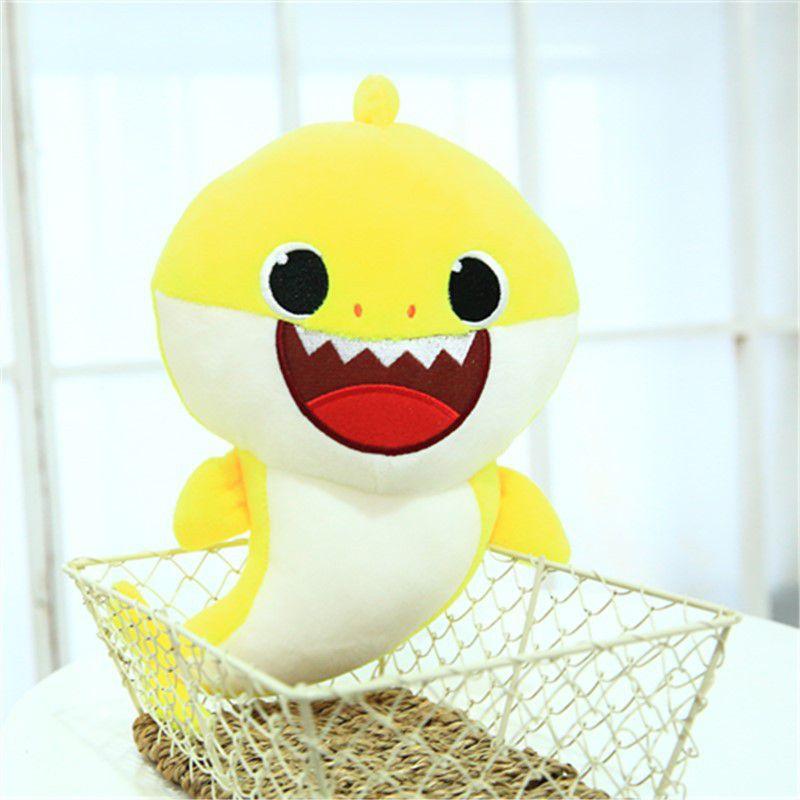 Shark Baby Light Singing Plush Toys Music Doll English Song Gift For Kids Toy