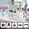 Practical-Claw Clip Storage Rack, 360 Degree Rotating Claw Clip Storage, Acrylic Hair Clip Storage Rack Headband Display Stand