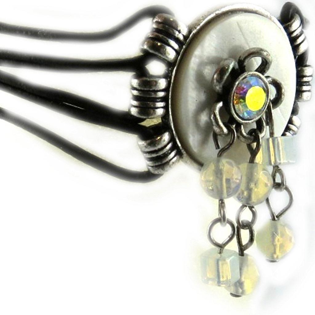 Les Trésors De Lily [E6662] - Bracelet Créateur 'Colombine' Blanc
