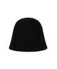 Bajal Va Square Applique Knit Bucket Hat Black