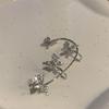 Korean Rhinestone Butterfly No-Pierce Ear Cuff - Fashionable & Versatile Earring