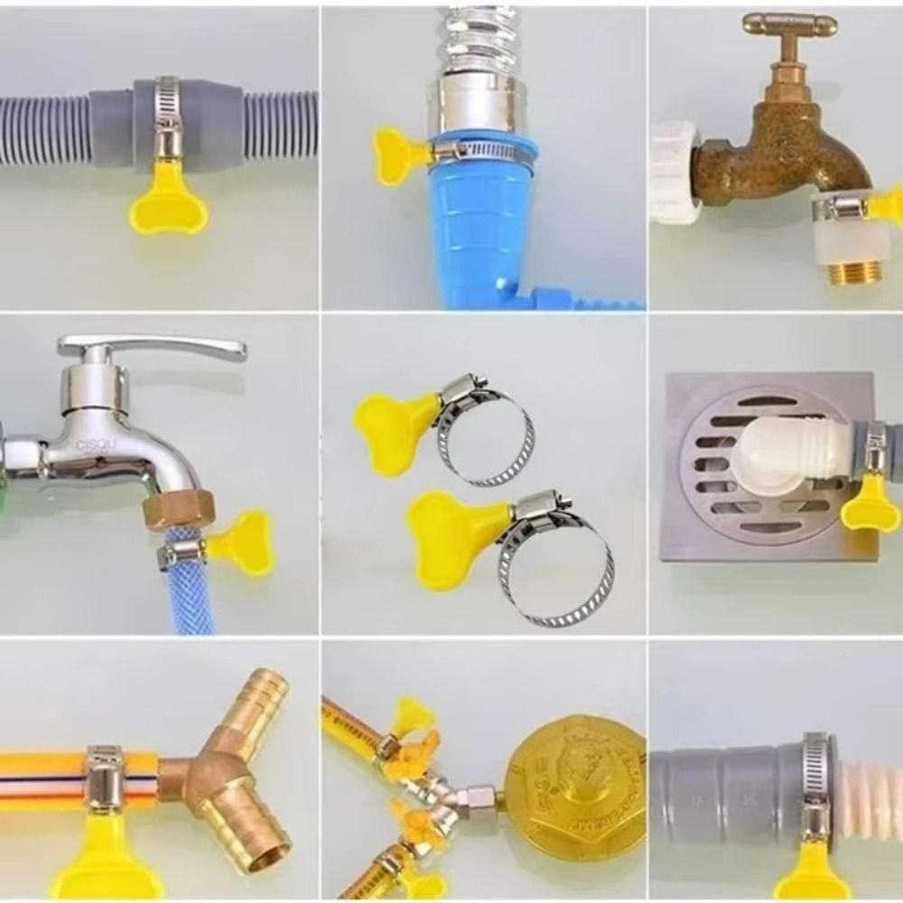 10 Pcs Sealing Water Pipe Faucet Fasteners Powerful Fastener Hose Clamp  Welding Application