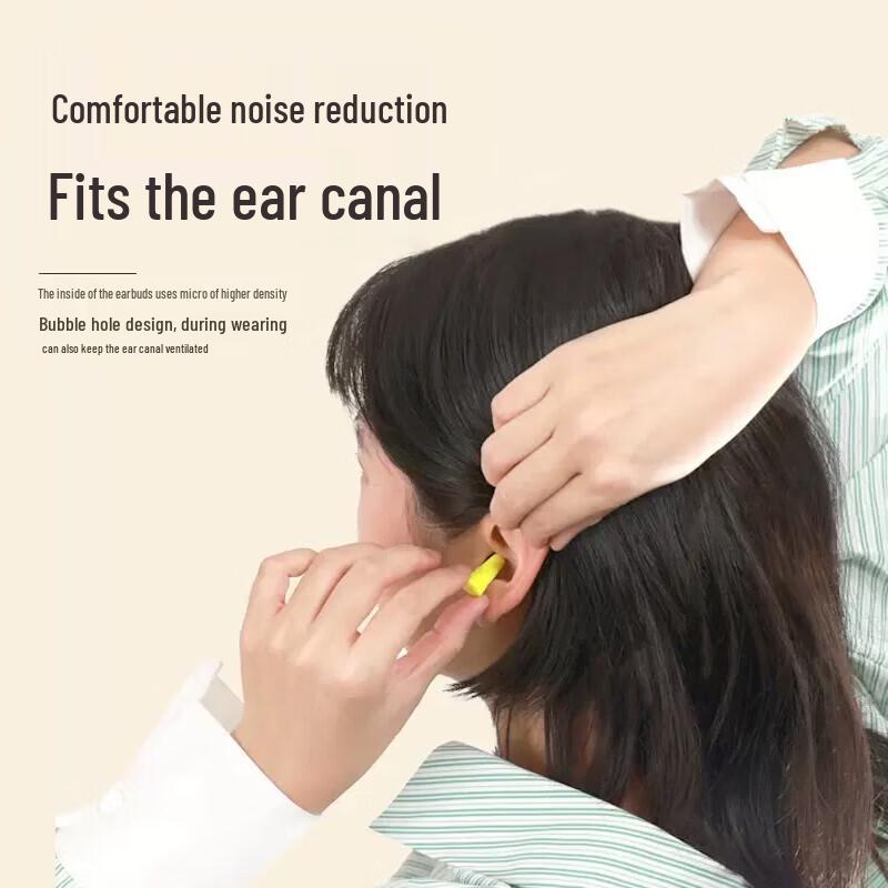 3M Hoher Lärmschutz Schlaf- und Lernohrstöpsel, Kugelform, Langsame Rückfederung, 10 Paar/Box