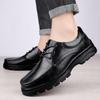 Genuine Leather Male Comfortable Casual Shoe Classic Men Shoes for Wedding All-match Male Dress Footwear Men's Lace-Up Flats