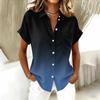 Women's Blouse Fashionable and Casual Short,Sleeved Printed T,shirt Top