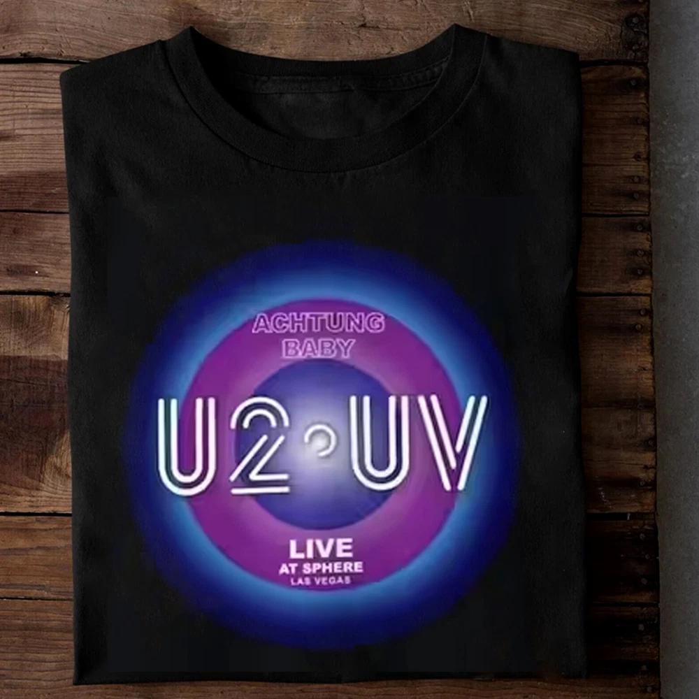 U2 Las Vegas T-shirt U2 Ultraviolet Sphere Gift For Fans Unisex T-shirt S4XL XXXL