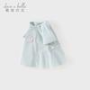 DAVE & BELLA Girls' Short Sleeve Babydoll Skirt Top
