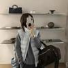 Stand-up Collar Ribs Down Jacket Vest Women, Loose and Good-looking White Duck Down Short Coat Tide