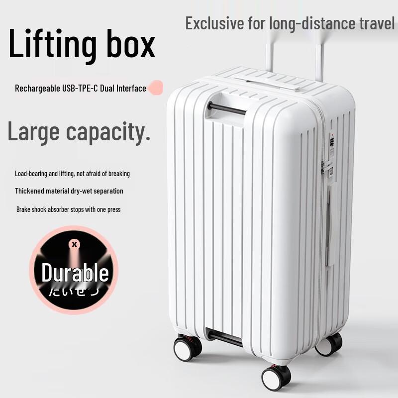 KarLot Multi-functional PC Hardside Luggage 20 Inch