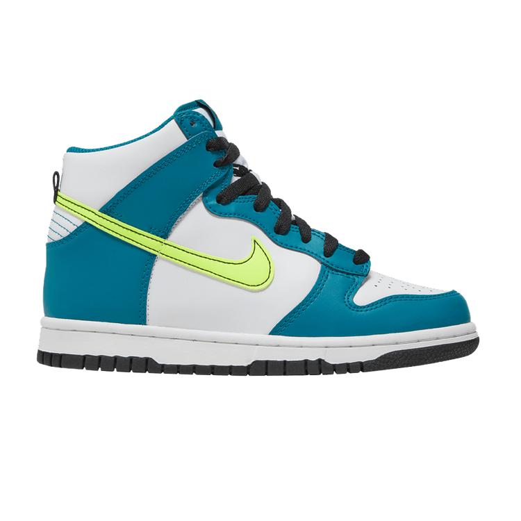 Nike Dunk High GS  Bright Spruce Volt  35.5