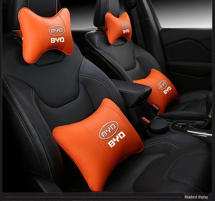 Reposacabezas y cojín de respaldo para coche eléctrico BYD Han (modelos Song/Qin/Plus/Seal) y almohada para cuello y cintura