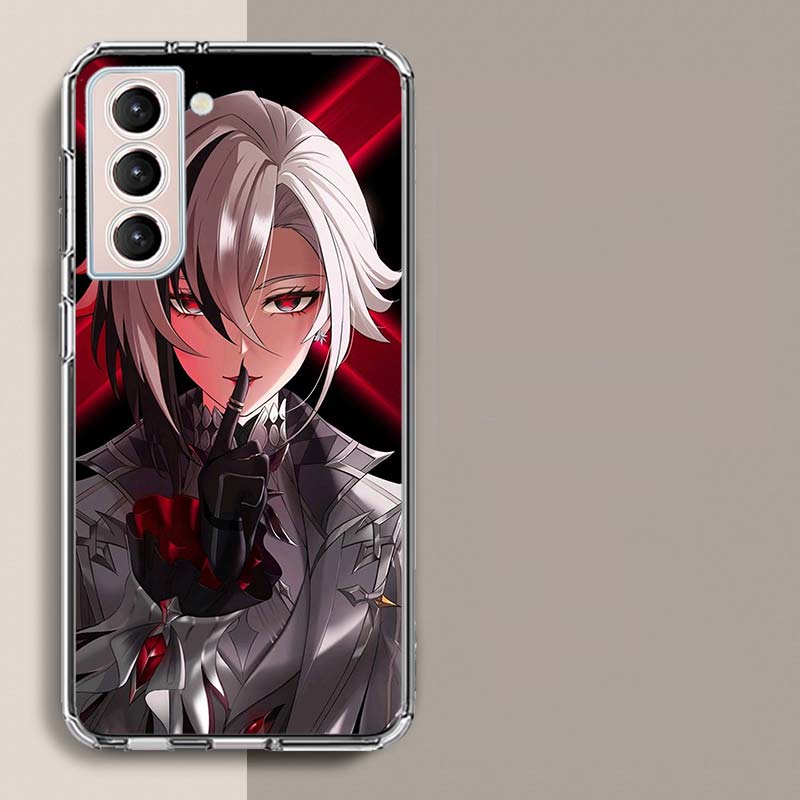 Arlecchino Genshin Impact Phone Case for Samsung A16 A17 A26 A36 A56 A57 A55 A54 A37 A15 A25 A35 A14 A24 A34 Galaxy Note 20 10 A