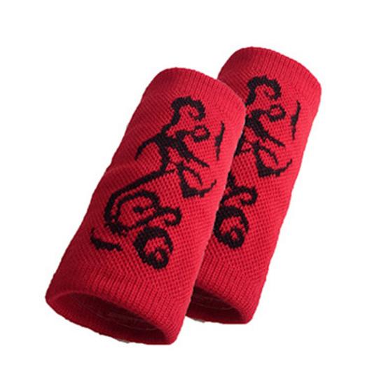 

1 Pair Sports Bracer Ergonomic Good Elasticity Breathable Knitted Print Protect The Wrist