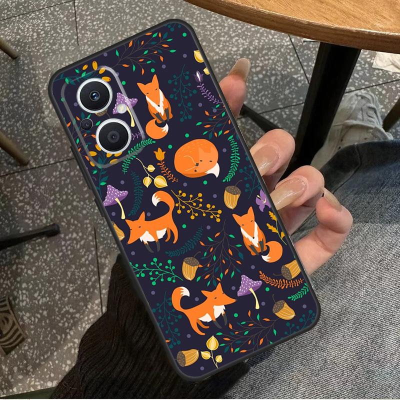 Winter Fox Foxes Case For OPPO Reno 8 7 6 5 4 Lite 2Z 4Z 5Z 8T 10 OPPO Find X5 X6 Pro X2 Lite X3 Neo Cover