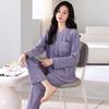 Pajamas Women'S Winter Coral Fleece Thickened Warm Autumn And Winter Women'S Island Fleece Pullover Women'S Spring And Autumn Loungewear
