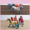 Western Mythology Creature Unicorn Pvc Decor With Realistic Design For Kids Playroom