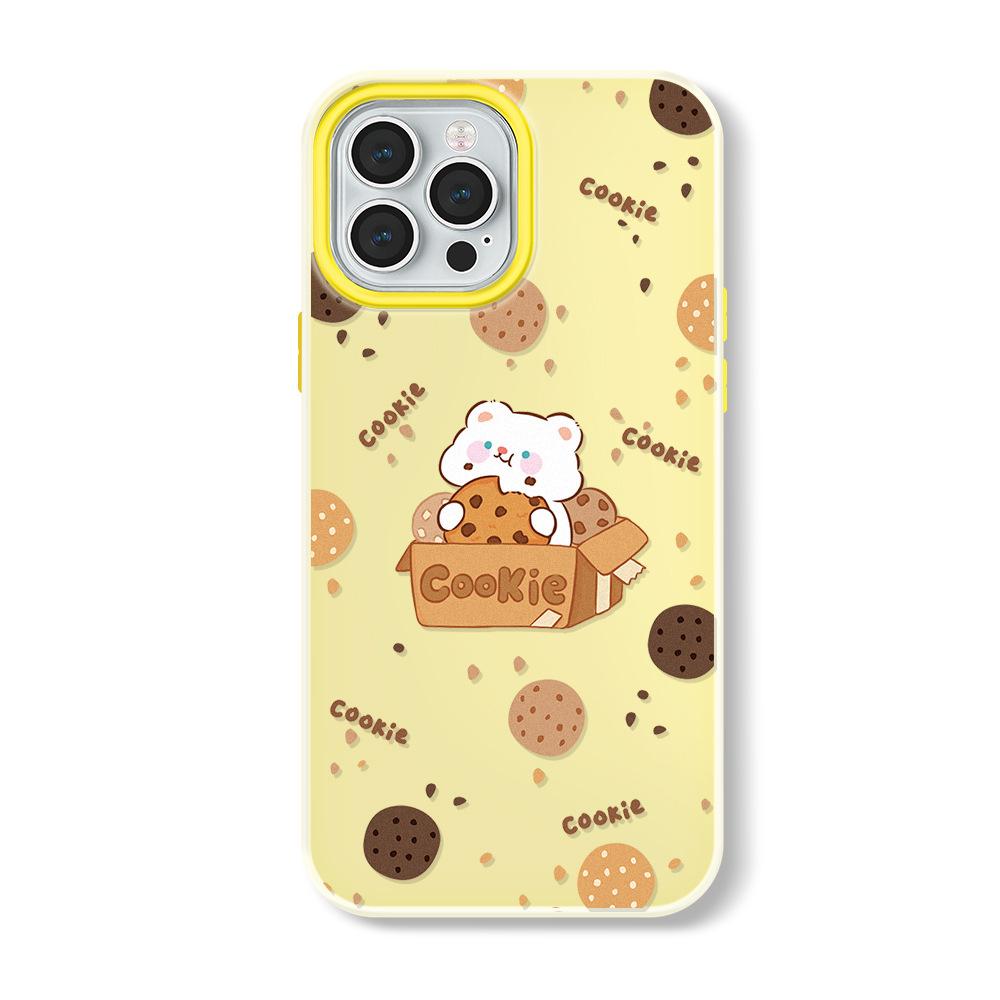 

Тонкий чехол-шнурок для iPhone 16, совместимый и подходящий для моделей 15, 14, 13, 12/11, promax, xsmax, xr, Biscuit Bear X&XS