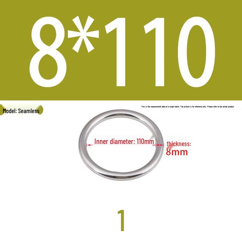 304 Stainless Steel Seamless O-Ring for Lifting and Hammock Yoga Connection