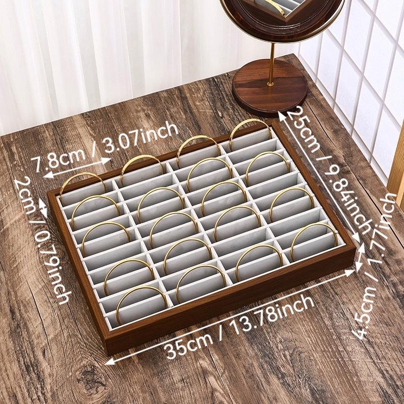 Rings Jewelry Storage Tray Multiple Bracelet Organizer Pallet Counter Ring Display Salver Jewellery Trinket Displays Pallet