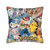 Cartoon Pillowcase Polyester Cushion Cover Decor Pokemoned Throw Pillow Case Cover Home Zipper 45X45Cm