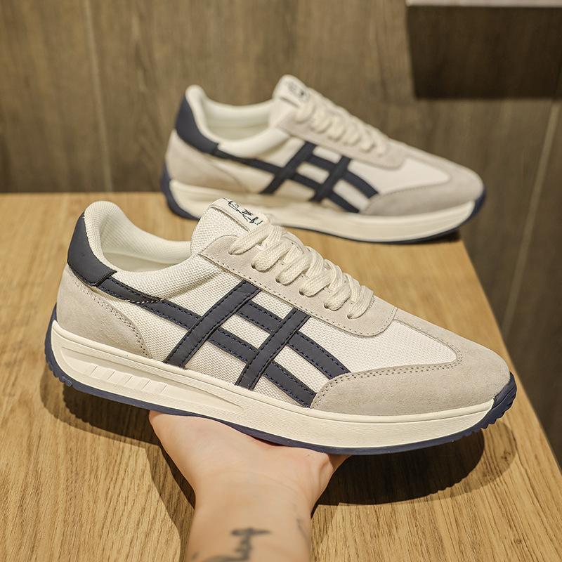 Men's shoes summer breathable thin trendy versatile Forrest Gump shoes new lightweight soft sole shock absorption casual German training skateboard s