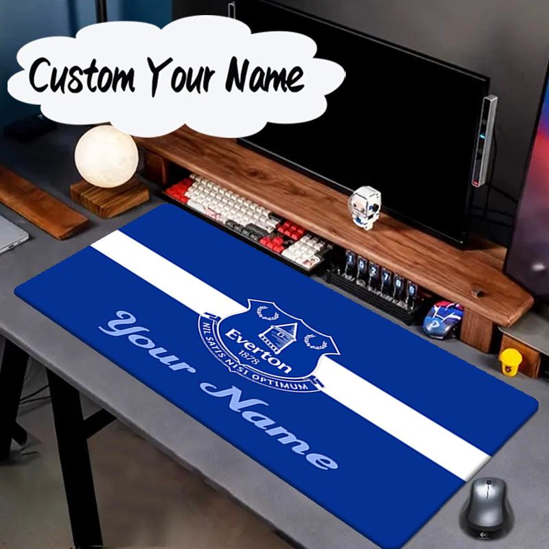 Custom Name Mouse pad Fc Everton Crest Design Mouse pad, Gaming Mouse Pad, keyboard pad, Desk Decor for computer notebook Fan Birthday Gift