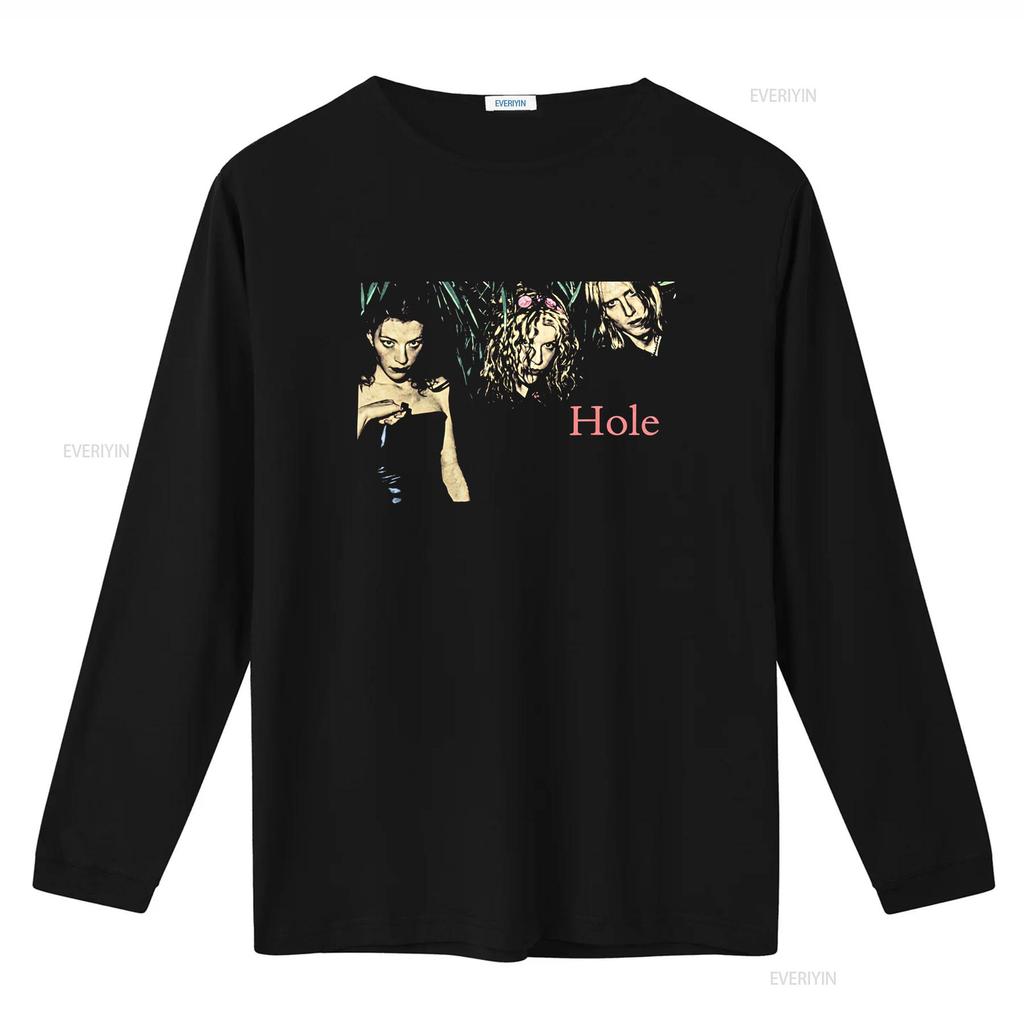 90s Hole World Tour 1999 Band Black Reprint T Shirt For Kh8271 Vintage Washed Breathable Slightly Designer Clothes