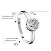 New 925 Sterling Silver Jewelry Charm Woman Wedding Stone High Quality Crystal CZ Classic Ring Fast Shipping