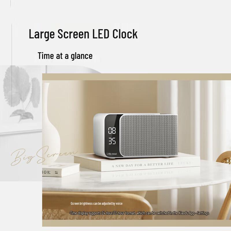 Xiaodu Smart Speaker Mate with LED Clock