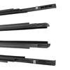 4Pcs Window Weatherstrip for Toyota Yaris Hatchback 2006-2013 (4 Doors) Front Rear Outer Side Glass Rubber Sealing Strips Black
