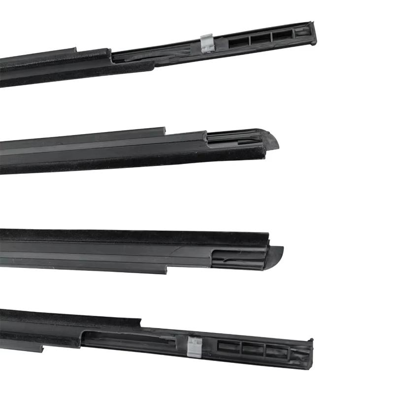 4Pcs Window Weatherstrip for Toyota Yaris Hatchback 2006-2013 (4 Doors) Front Rear Outer Side Glass Rubber Sealing Strips Black