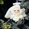 Autêntico Três Bebês Samael Guarda-Roupa Mágico Pingente de Pelúcia Série Caixa Surpresa Bolsa Ornamento Kawaii Pingente Boneca Presente de Halloween