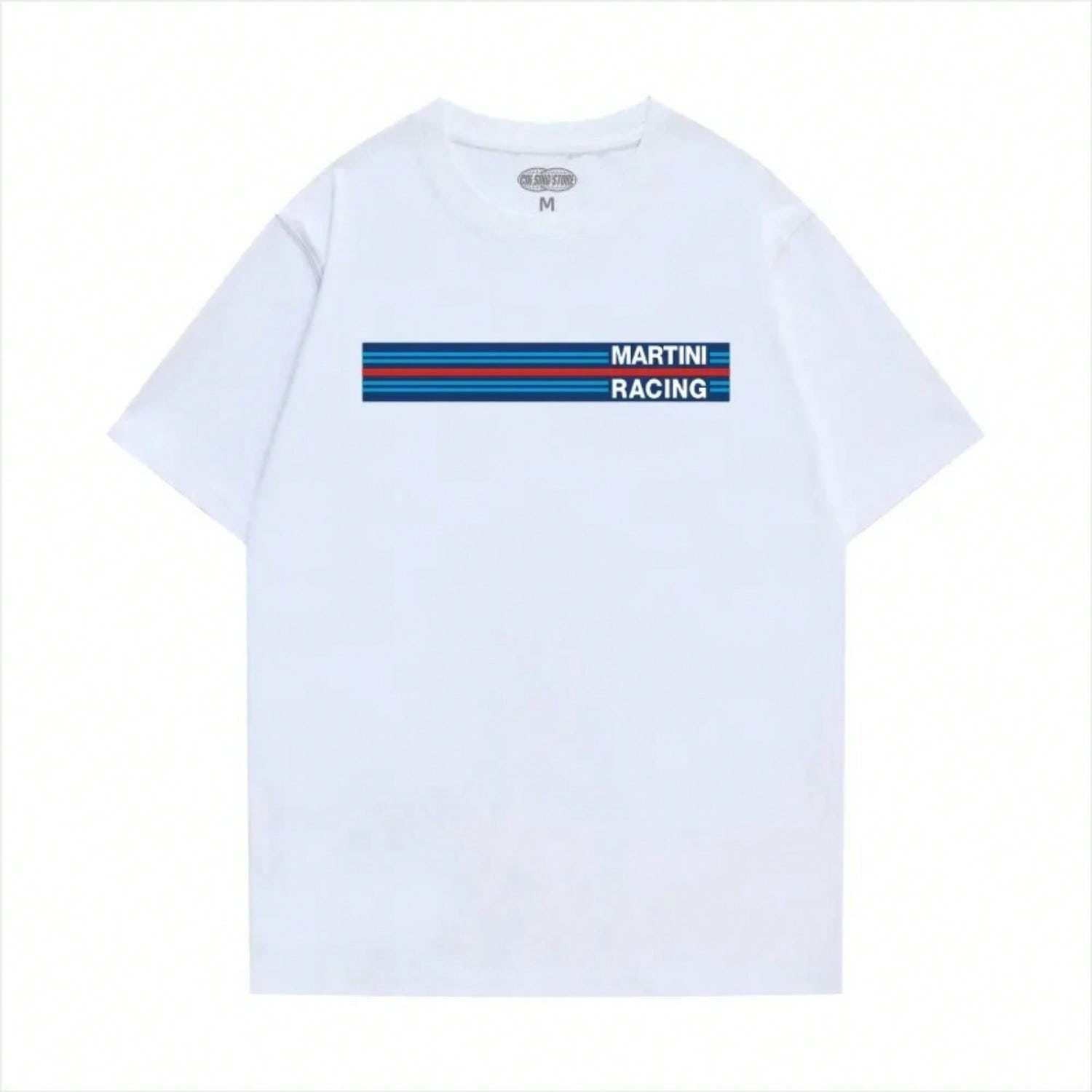 2025 MARTINI RACING Short Sleeve Martini T-Shirt Racing Theme T-Shirt German Car Culture T High Quality Tee S разноцветный