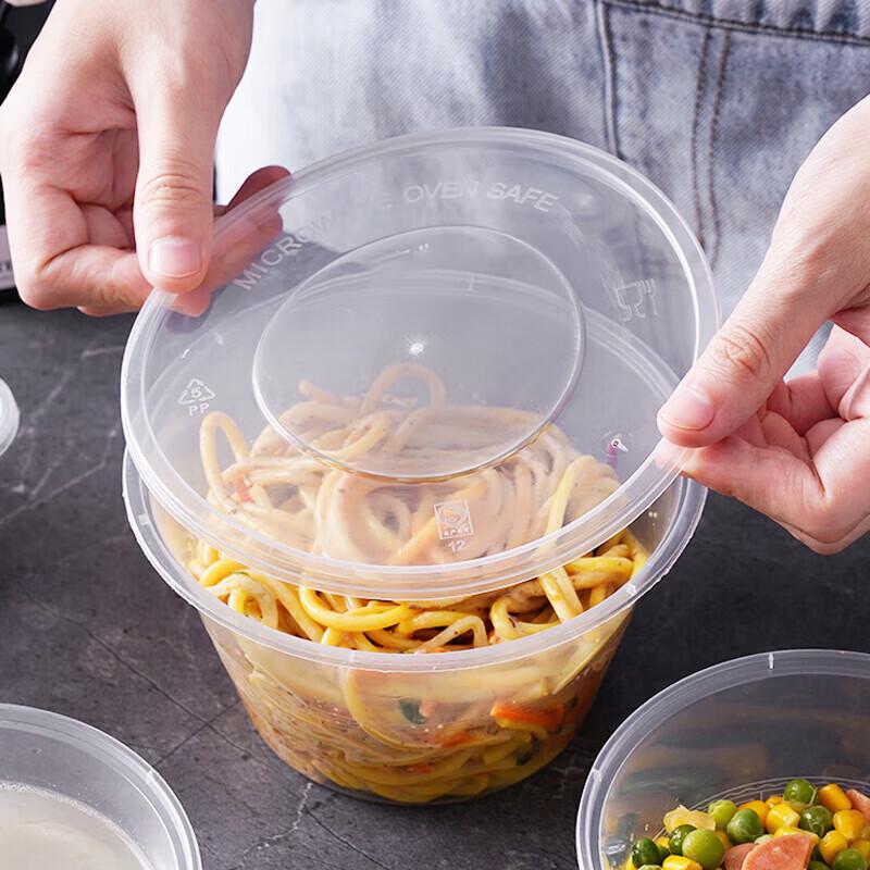 Einweg Runde Takeaway-Behälter mit Deckeln