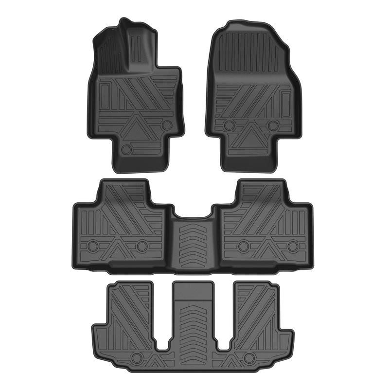 2022 Toyota Highlander/Crown/Land Cruiser Eco-Friendly TPE Floor Mats: Odorless & Waterproof