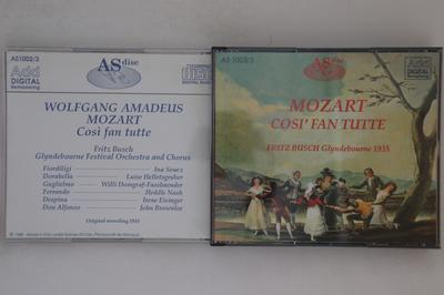 CD FRITZ BUSCH - Mozart Cosi Fan Tutte AS10023 ASDISC 1988 Italy Classical Used