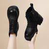 Thick-soled Small Boots for Women Show Height, Short Boots with Inner Height Increase for Women's Shoes, New Autumn and Winter Models