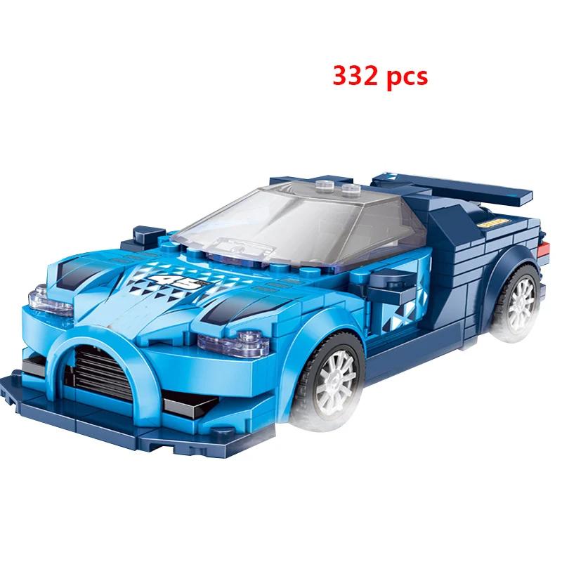 City Speed Champion Sports Car Building Blocks Technique Car Carro Rennau Voiture Vehicle MOC Educational Construction Toys