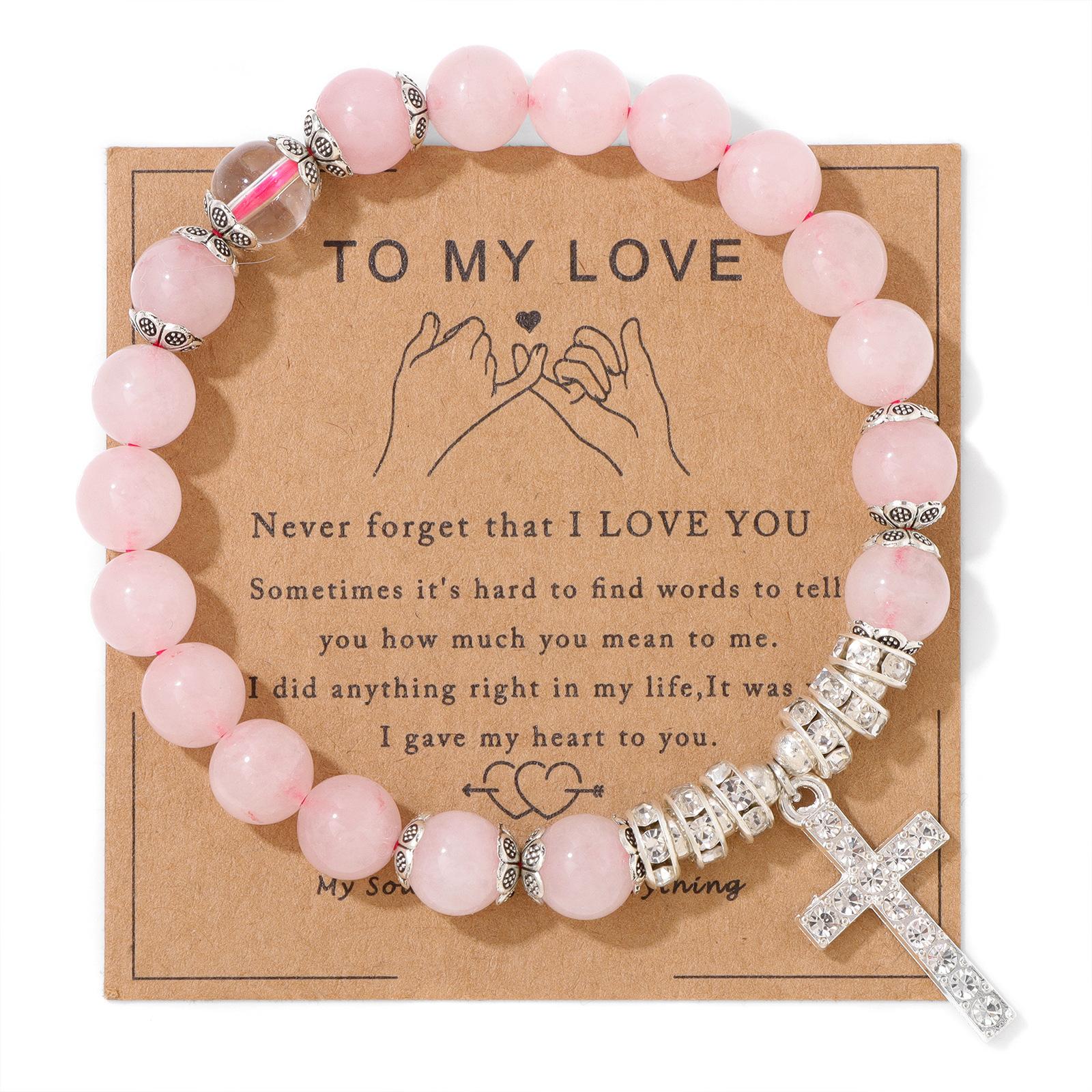 

JYL TS Bracelet Women s Raw Stone Set Design Natural Enhances Calm And Authenticity CC0443 with card пфальц синього кольору