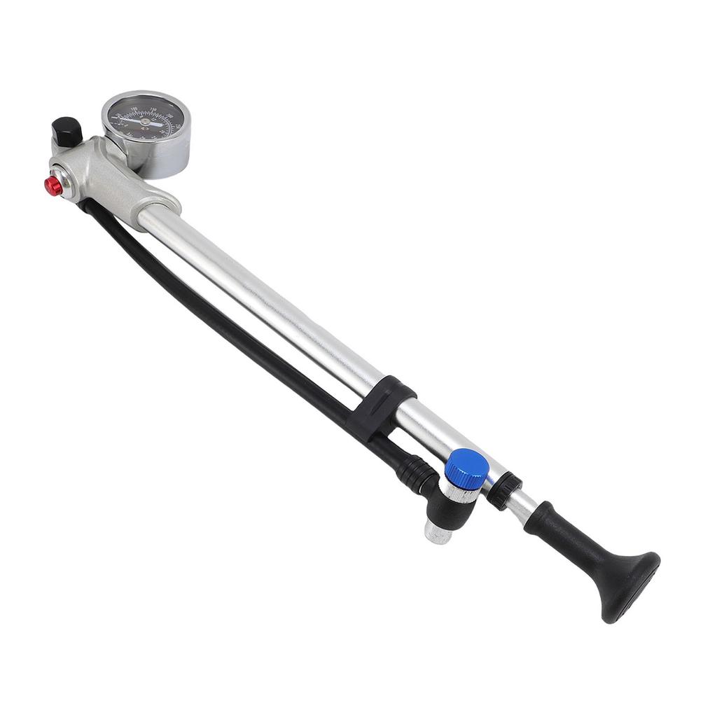 Bike Shock Pump 300PSI Aluminum Alloy Front Fork and Rr Suspension   Pump with Pressure Meter