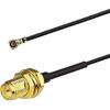 Bingfu Antenna RP-SMA Male (2-Pack) + 2 X 12 Inch Ngff To Rp-SMA Cable