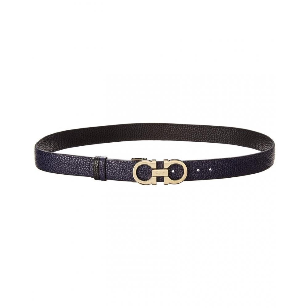 

Salvatore Ferragamo Ferragamo Gancini Reversible & Adjustable Leather Belt