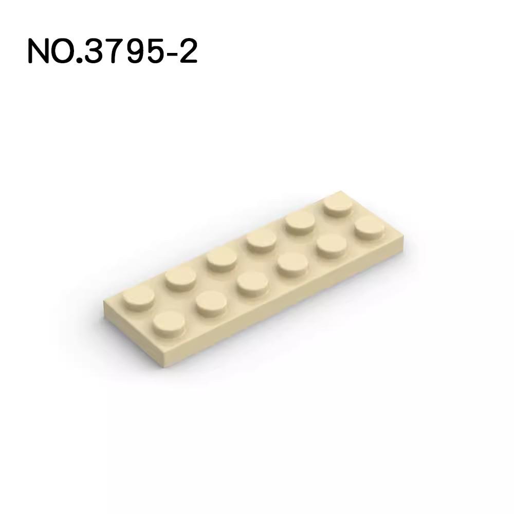 20 Stück MOC Teile 3795 Platte 2 x 6 Kompatible Steine DIY Zusammenbau Bausteine Partikel Kinder Puzzle Gehirnspielzeug Geburtstage Geschenk