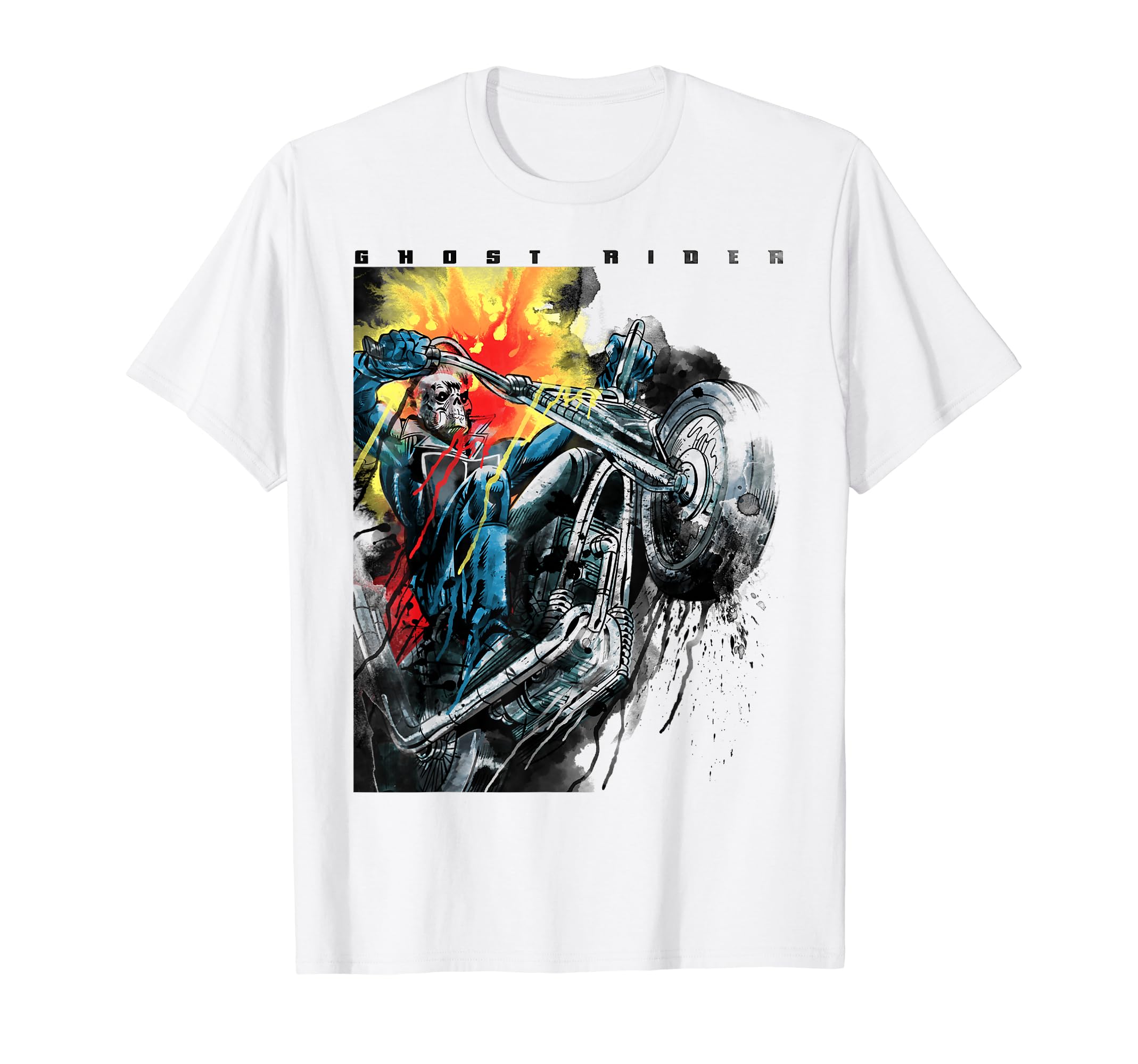 

Marvel Ghost Rider Motorcycle Poster T-Shirt