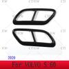 For Volvo XC60 S60 XC90 S90 V90 Stainless Steel Car Tail Muffler Exhaust Pipe Output Cover Decorative Cover Car Accessories