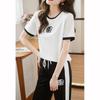 Sommer Damen Sets Rundhals Kurzarm T-Shirt Hose Damen Trainingsanzüge Outfits