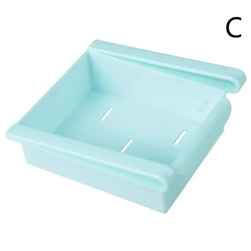 

Кухонный ящик для хранения Выдвижная полка Домашняя полка для холодильника Выдвижной ящик Стеллаж для хранения B