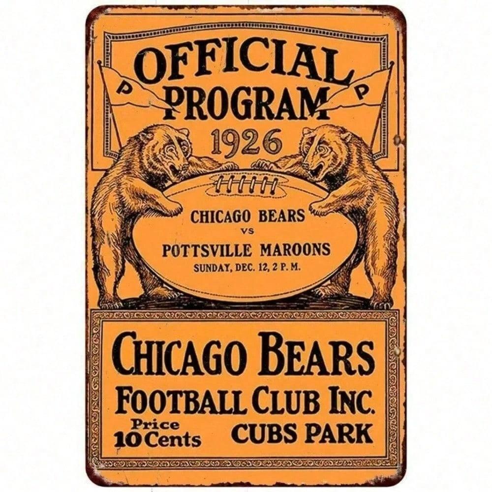 

Vintage NFL Football Tin Sign Aluminum Metal Poster Wall Art Decor for Man Cave Garage American Sports Bar різнокольоровий